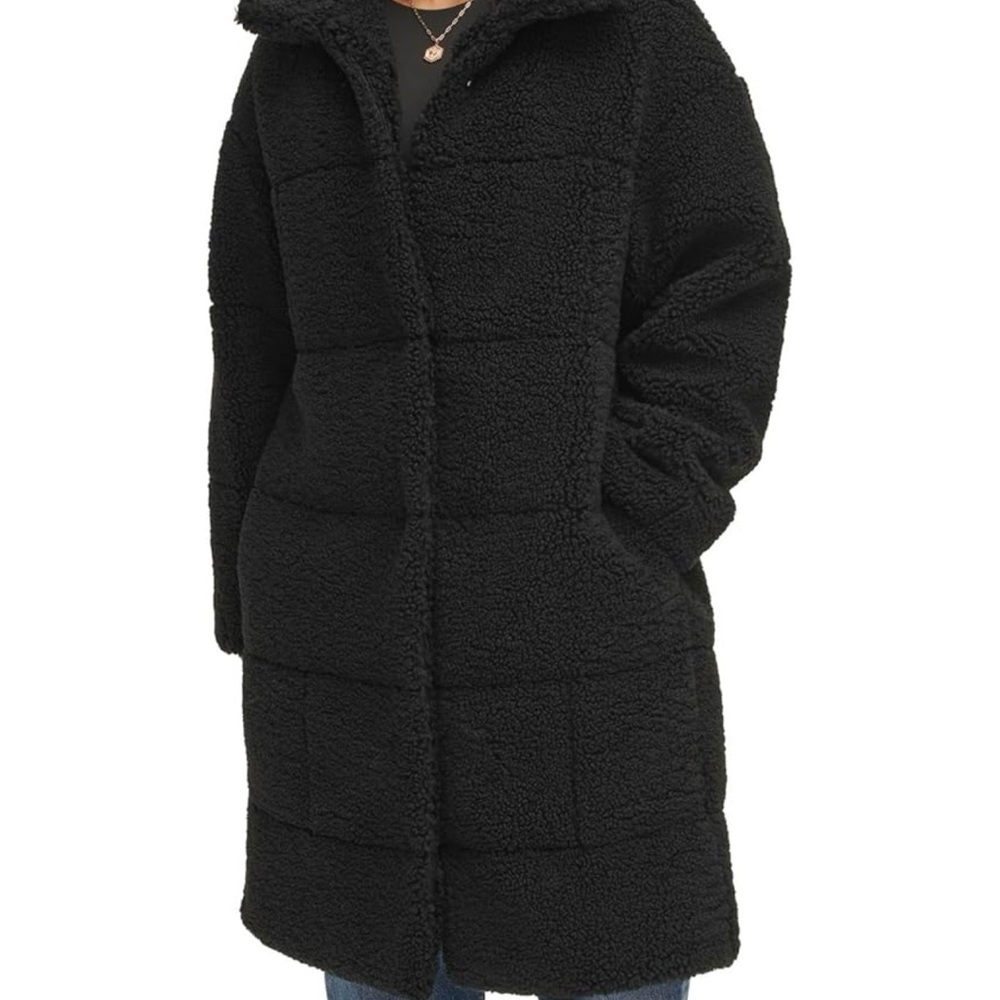Levi's navy Teddy coat